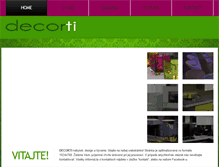 Tablet Screenshot of decorti.sk